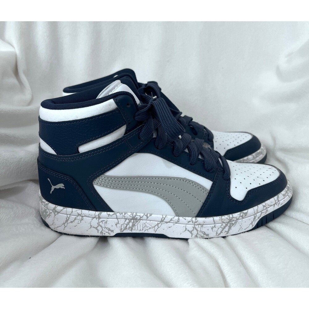 Puma Rebound Layup SL Atypical High Top Sneakers Boys Size 4 US